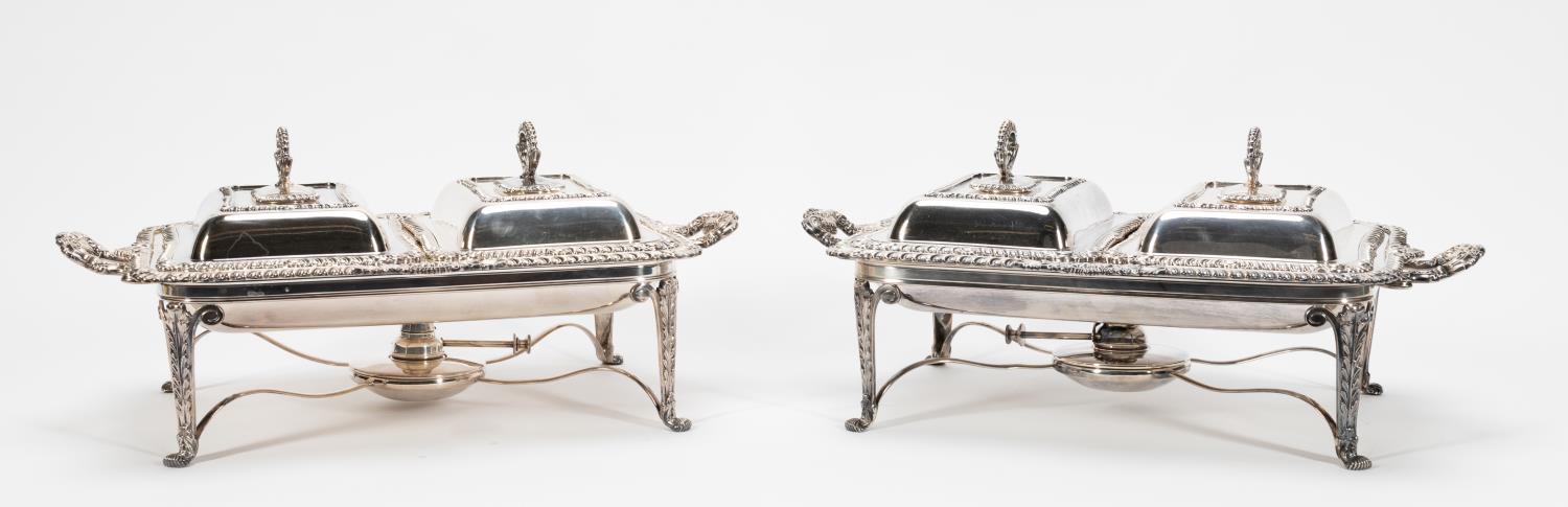 PR, SILVERPLATE DOUBLE CHAFFING