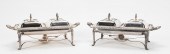 PR, SILVERPLATE DOUBLE CHAFFIN