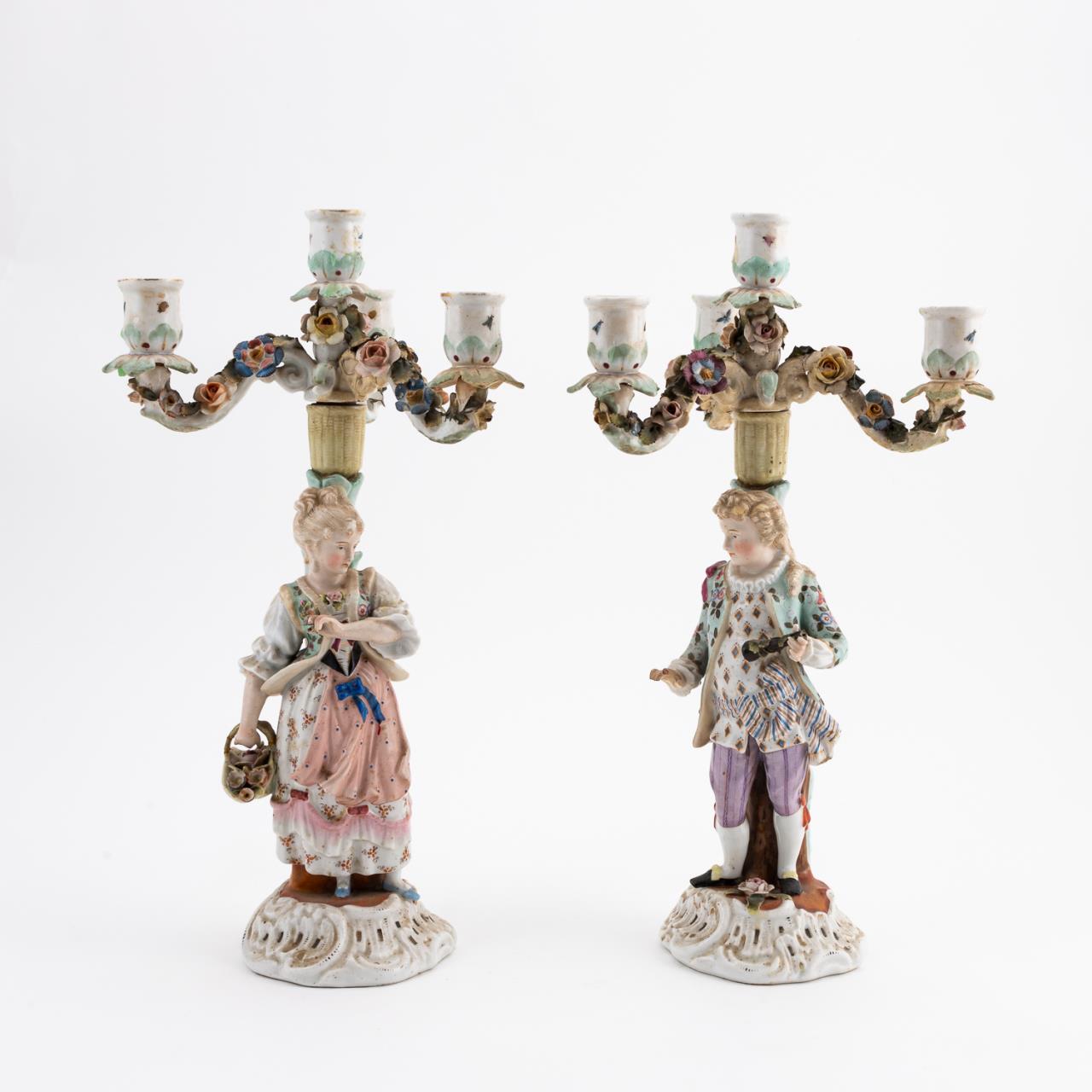 PR., SITZENDORF FIGURAL PORCELAIN