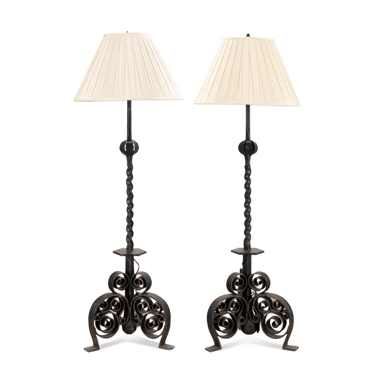 PR SPANISH STYLE BLACK WROUGHT IRON