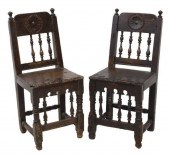 (PR) SPANISH WALNUT SIDE CHAIR