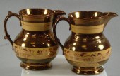 Pr Staffordshire copper luster