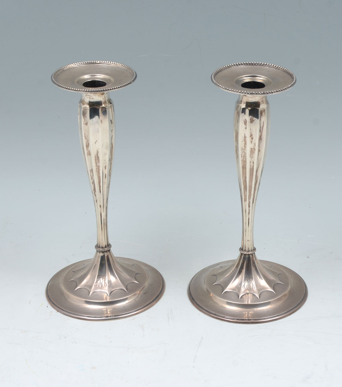 PR STERLING TIFFANY CANDLESTICKS: