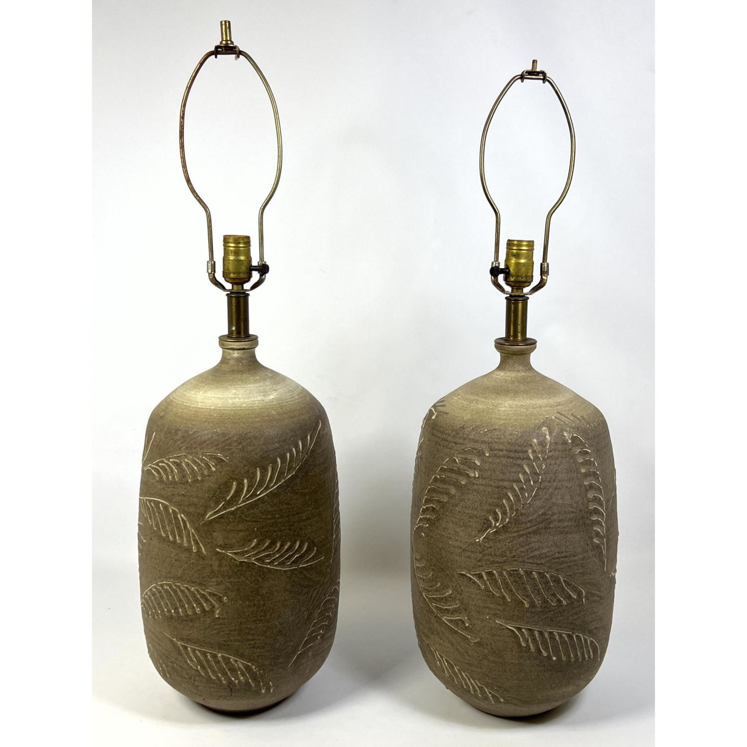 Pr Studio Pottery Table Lamps.