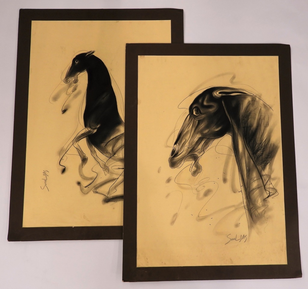PR SUNIL DAS HORSE CHARCOAL