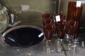 PR SWEDISH SEDA VASES, 7 RED W
