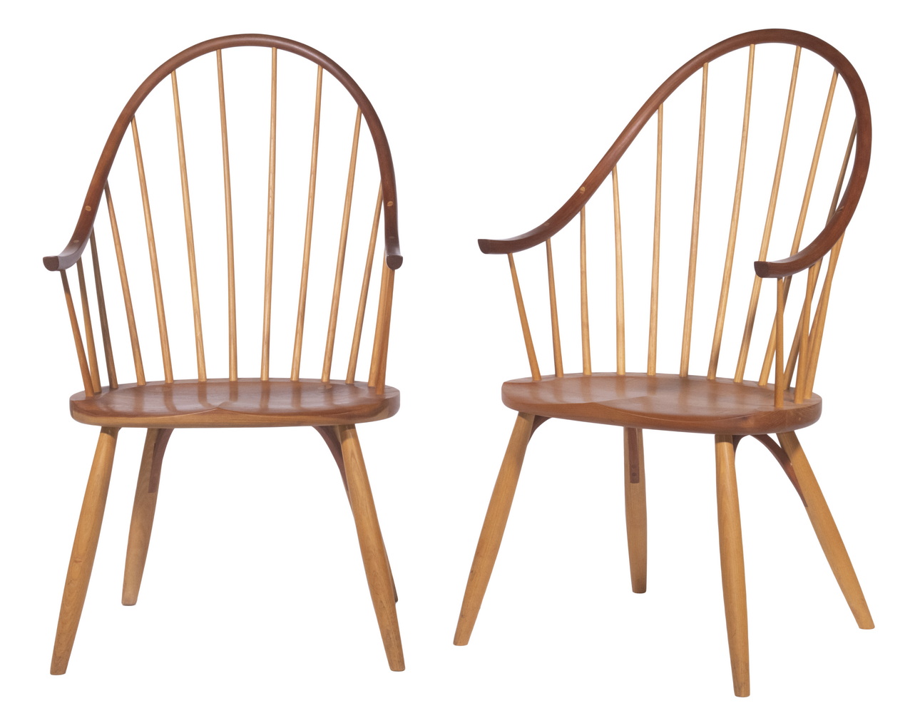 PR THOS. MOSER ARMCHAIRS Pair of