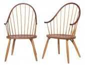 PR THOS. MOSER ARMCHAIRS Pair