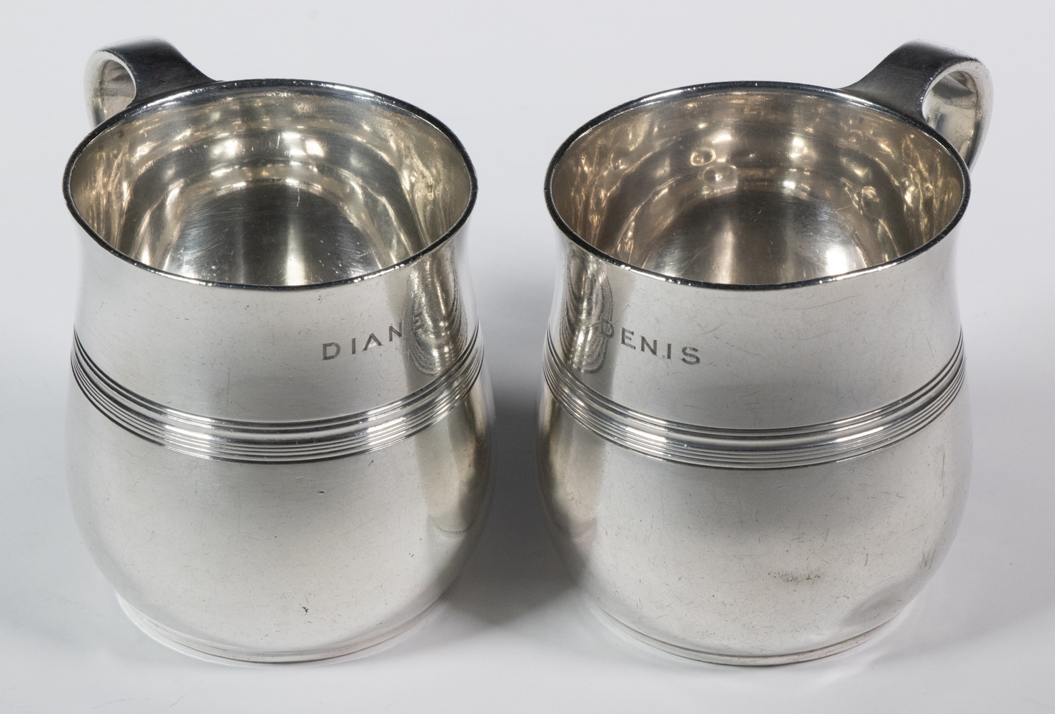 PR TIFFANY & CO. STERLING MUGS Pair