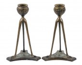 PR TIFFANY STUDIOS BRONZE CAND