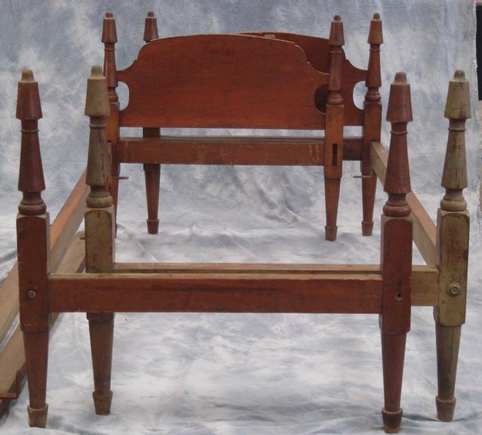 Pr twin rope beds, rails