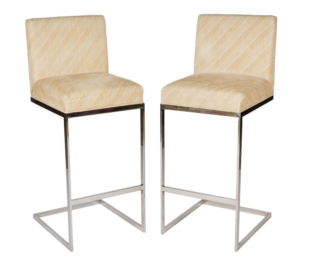 PR. UPHOLSTERED BARSTOOLS ATTRB. TO