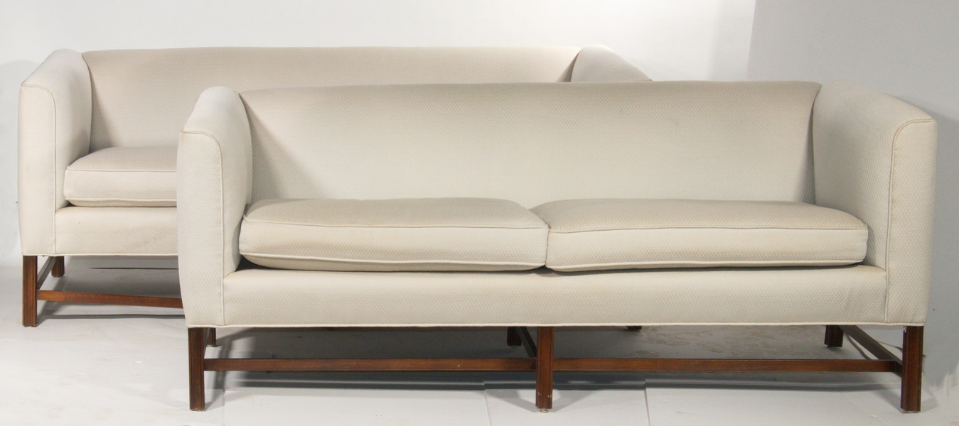 PR UPHOLSTERED SOFAS Pair of