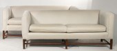 PR UPHOLSTERED SOFAS Pair of C
