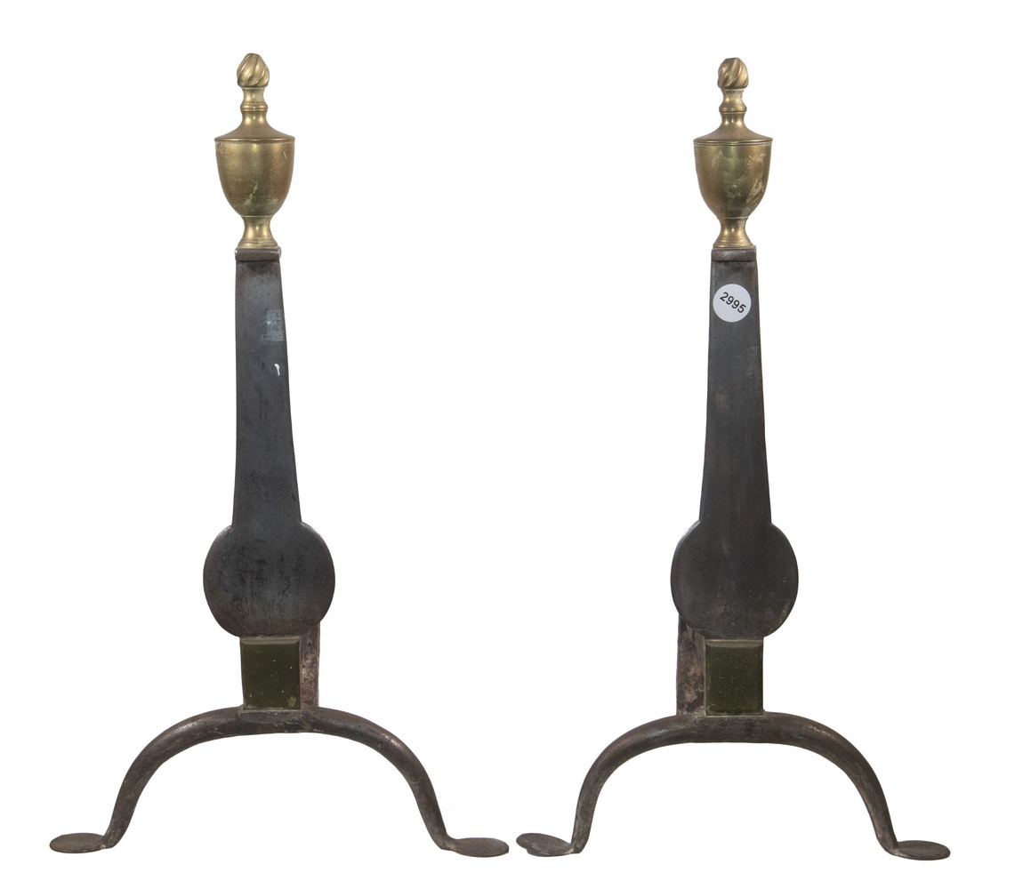PR URN TOP KNIFE BLADE ANDIRONS