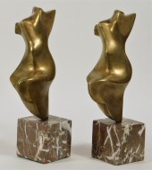 PR VALBERT MODERNIST BRONZE FE