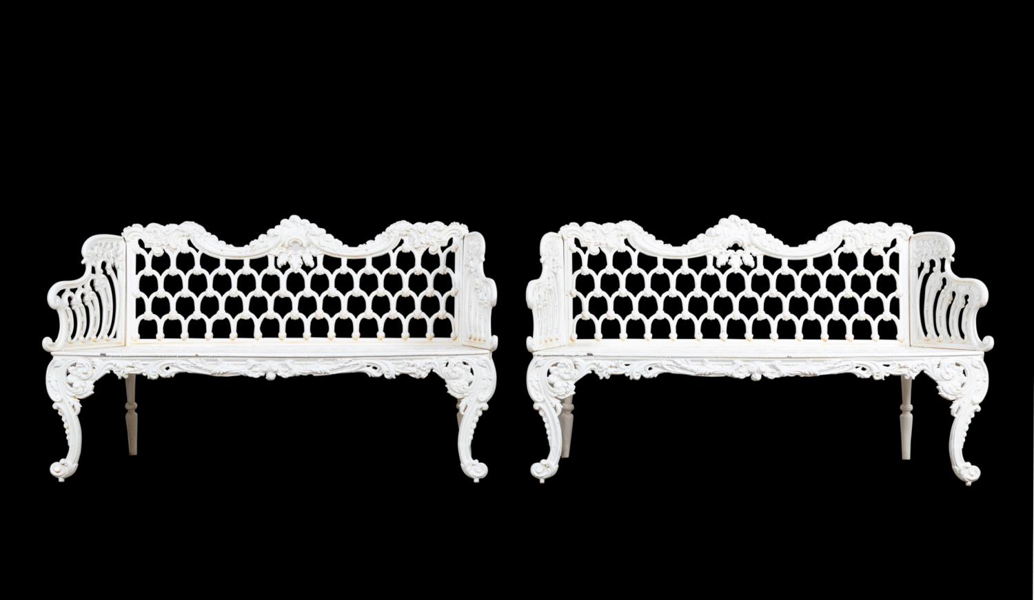 PR VICTORIAN WHITE PAINTED CAST