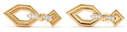 PR. VINTAGE CHARLES TURI 18K GOLD &