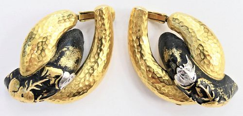 PR VINTAGE CROWN TRIFARI DEER &