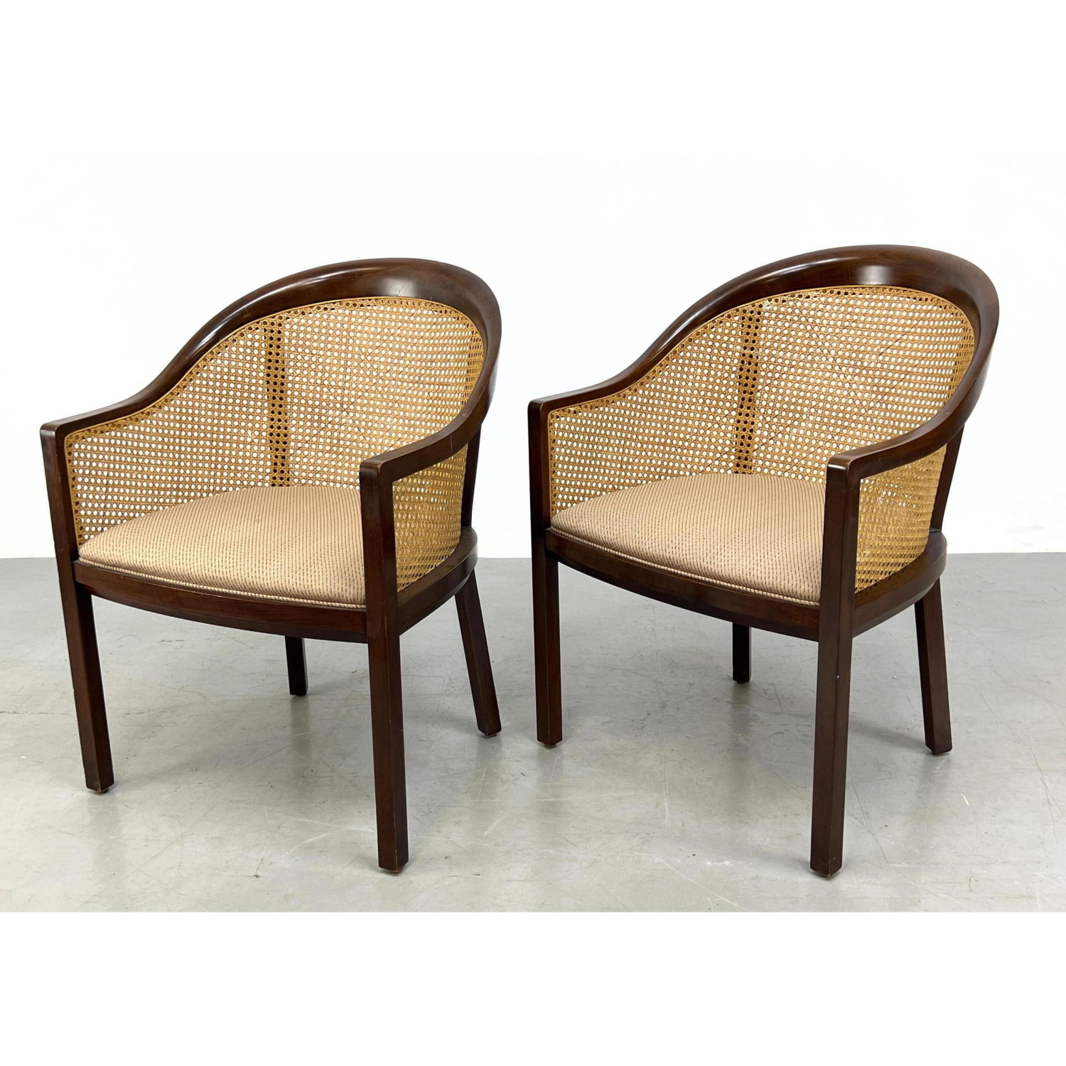 Pr Ward Bennett cane side lounge