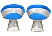 PR. WARREN PLATNER BLUE ARM CH