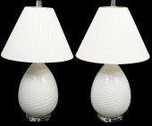 PR. WHITE VETRI MURANO 'EGG' T