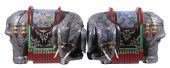 PR WOODEN ELEPHANT FORM FOOTST