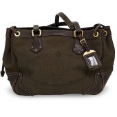 PRADA BROWN NYLON LOGO JACQUAR