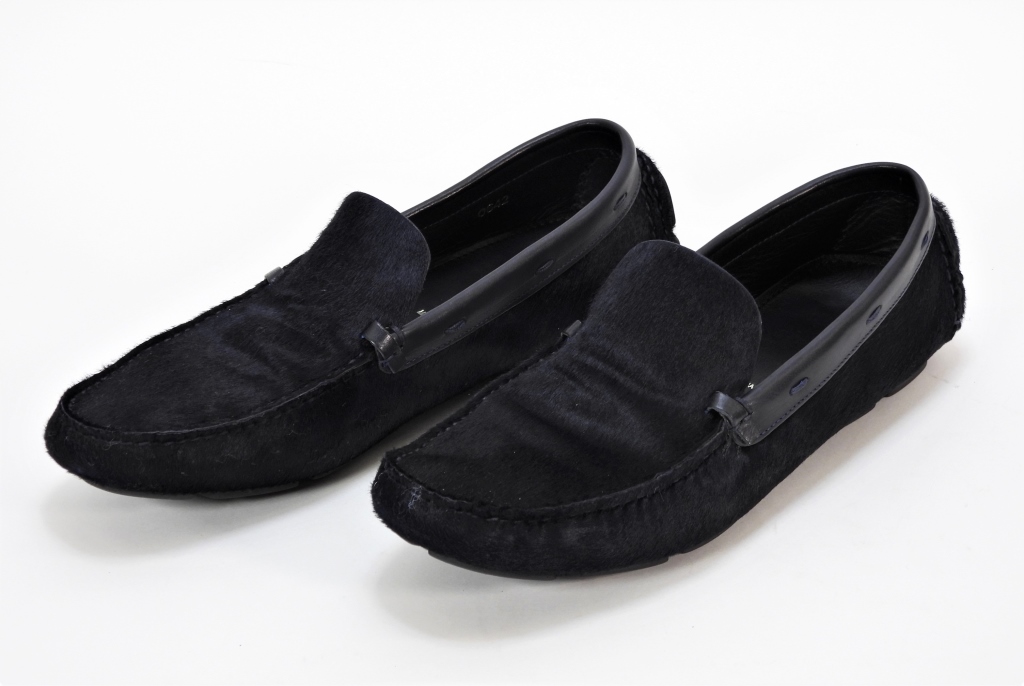 PRADA CAVALLINO PONY HAIR LOAFERS