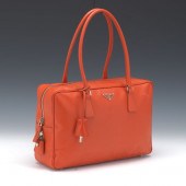 PRADA MANDARINO SAFFIANO LEATH