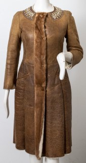 PRADA MINK TRIMMED SHEARLING C