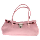 PRADA PINK LEATHER NAPPA TESSU
