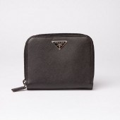 PRADA SAFFIANO COMPACT WALLET