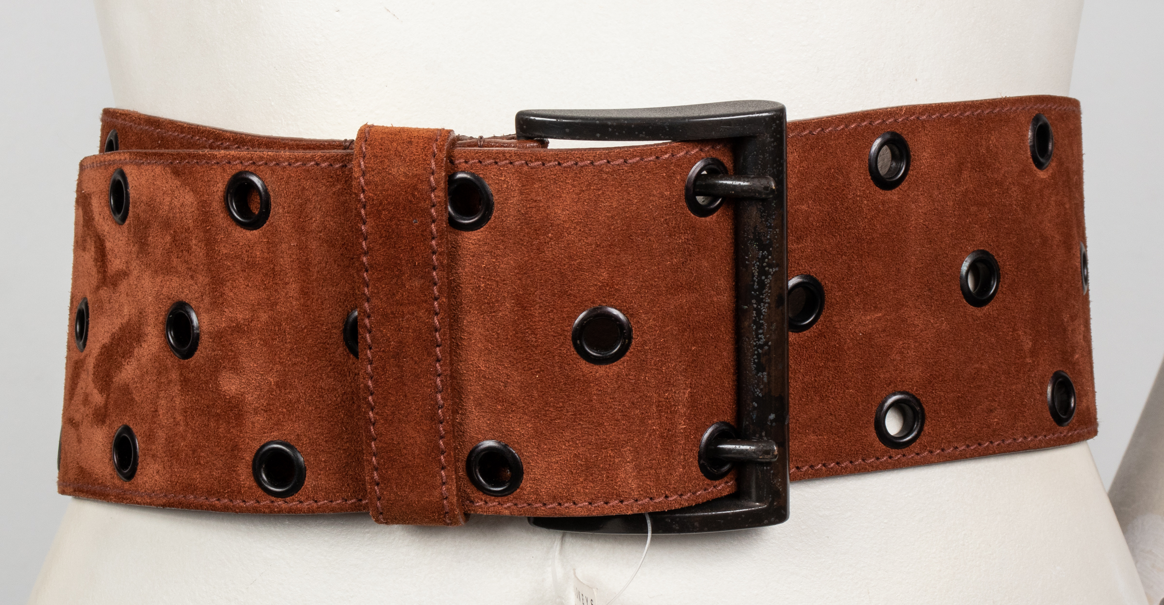 PRADA SUEDE GROMMET BELT Prada