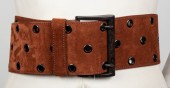 PRADA SUEDE GROMMET BELT Prada