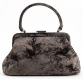 PRADA TIE DYE GRAY SUEDE HANDB