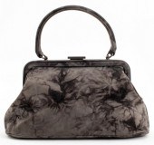 PRADA TIE DYE GRAY SUEDE HANDB