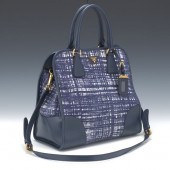 PRADA TWEED AND SAFFIANO LEATH