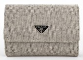 PRADA TWEED WALLET Prada tweed