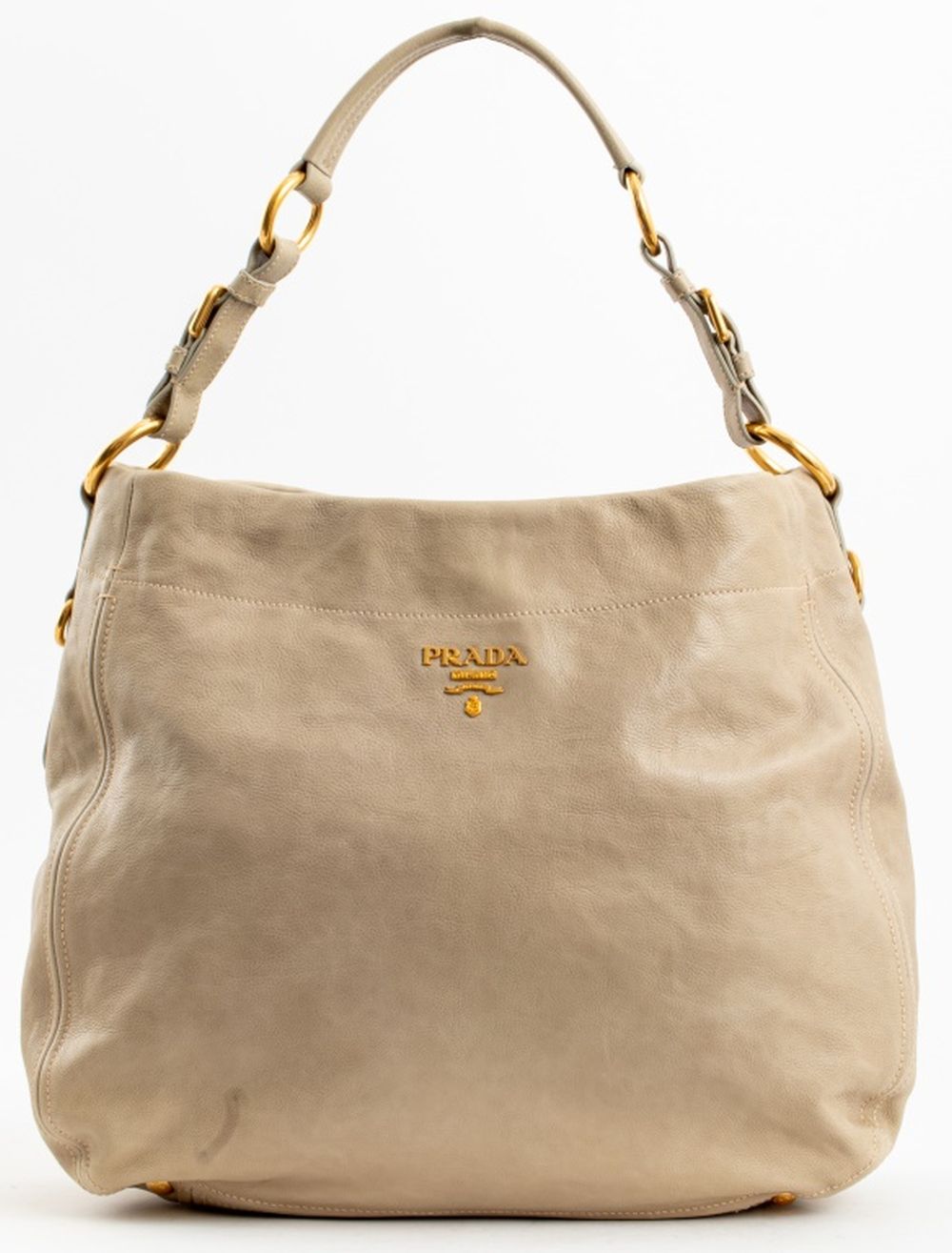 PRADA VITELLO DAINO LEATHER BAG