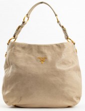 PRADA VITELLO DAINO LEATHER BA