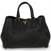 PRADA VITELLO DAINO LEATHER TO