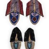 Prairie Beaded Hide Moccasins