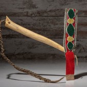Prairie Decorated Antler Quirt