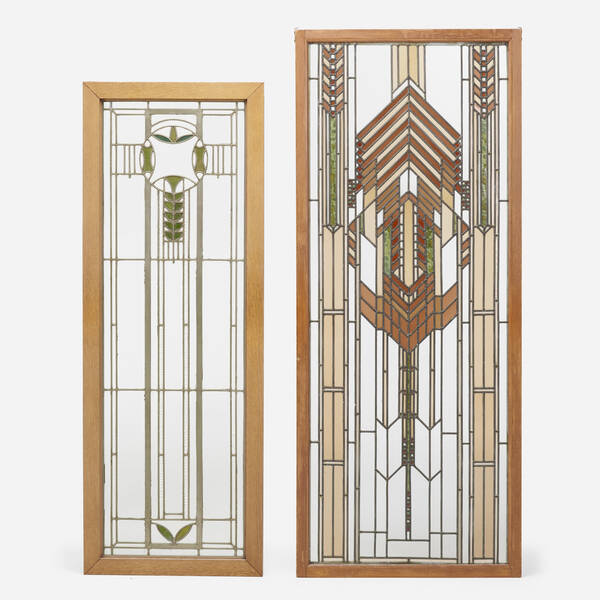 Prairie Style. Windows, set of two.