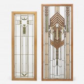 Prairie Style. Windows, set of