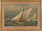 PRANG CHROMOLITHOGRAPH "THE FI