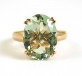 PRASIOLITE AND FOURTEEN KARAT