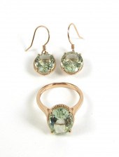 PRASIOLITE AND FOURTEEN KARAT