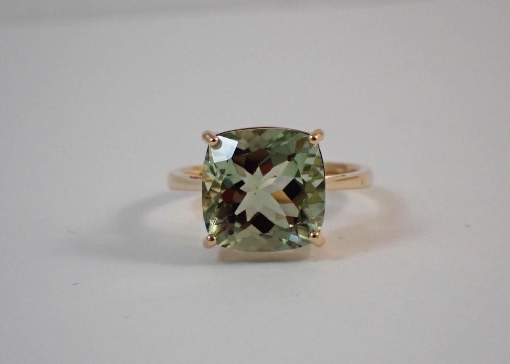 PRASIOLITE AND FOURTEEN KARAT